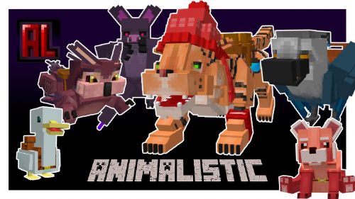 Animalistic Mod (1.19.4, 1.18.2) – New Animals, Tamable, Mountable Thumbnail