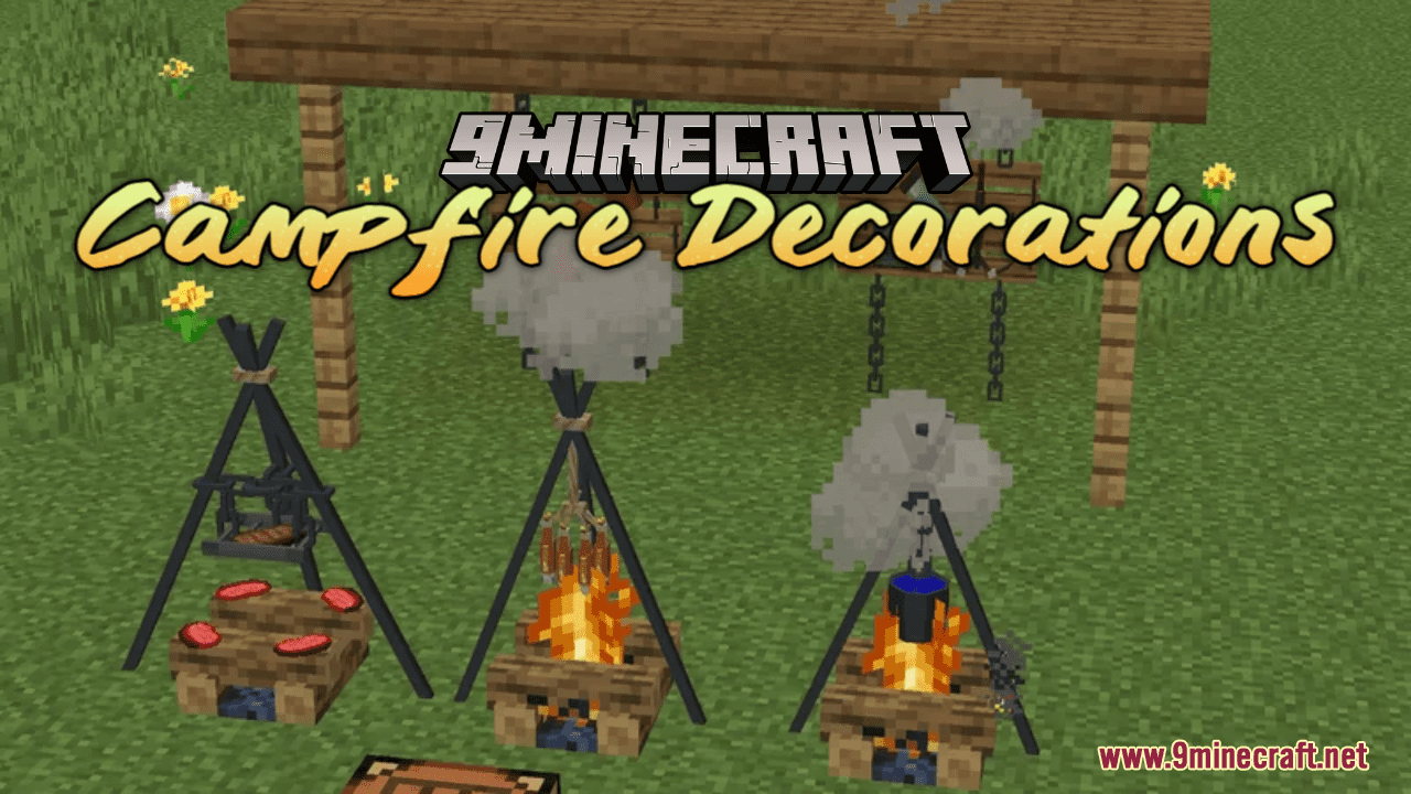 Campfire Decorations Resource Pack - 1Minecraft