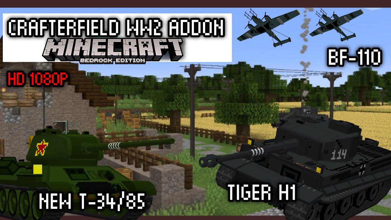 Crafterfield Ww2 Addon Mcpe 1Minecraft