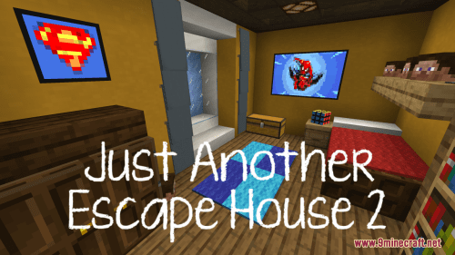 Just Another Escape House 2 Map (1.19.3, 1.18.2) – Not An Easy Escape Challenge Thumbnail