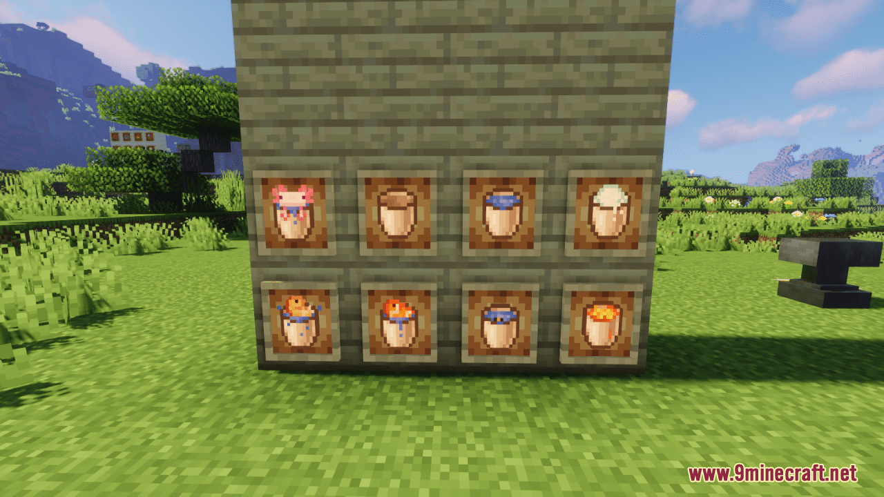 Better Buckets Resource Pack 1Minecraft