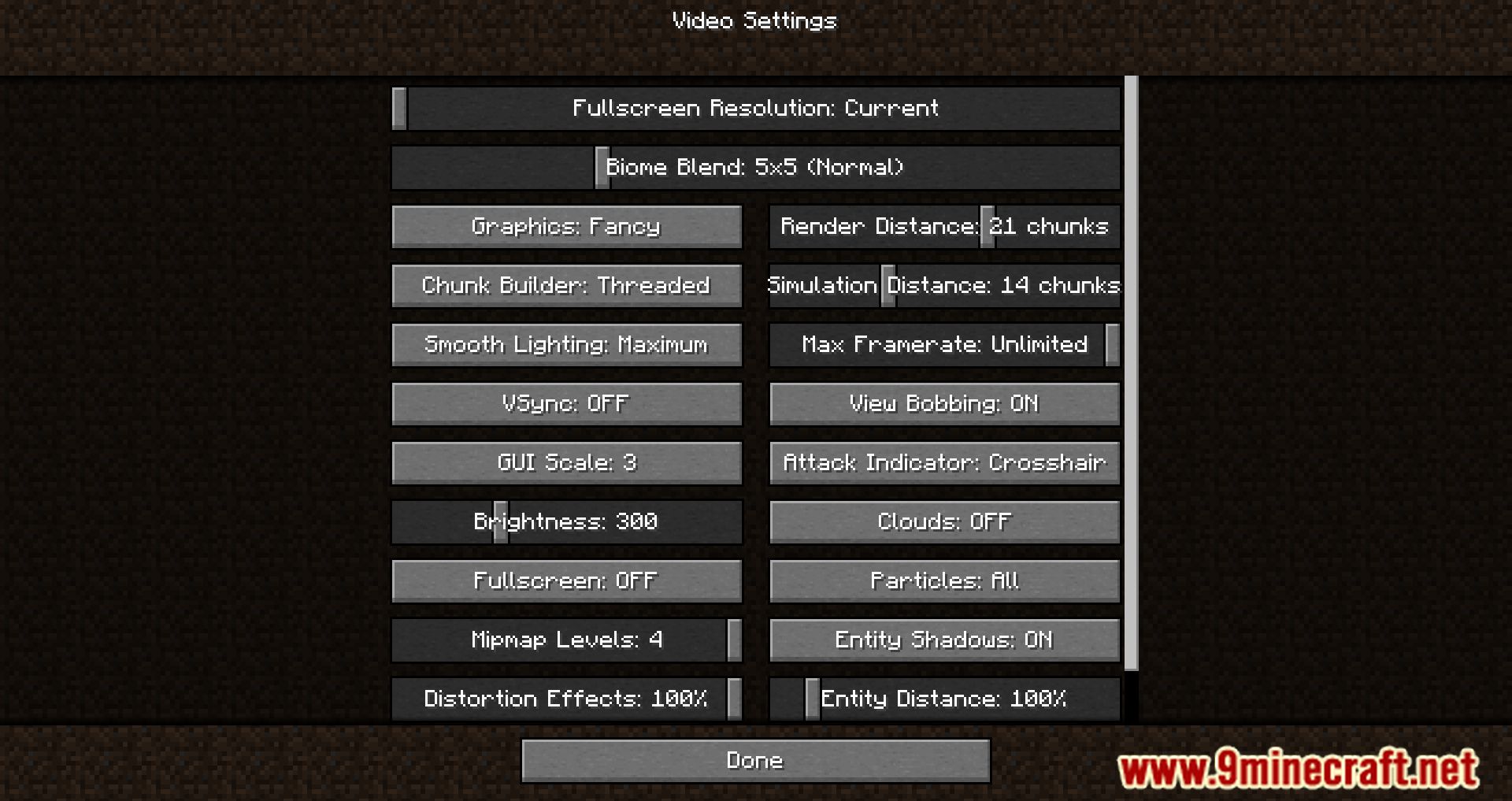 Boosted Brightness Mod 1Minecraft