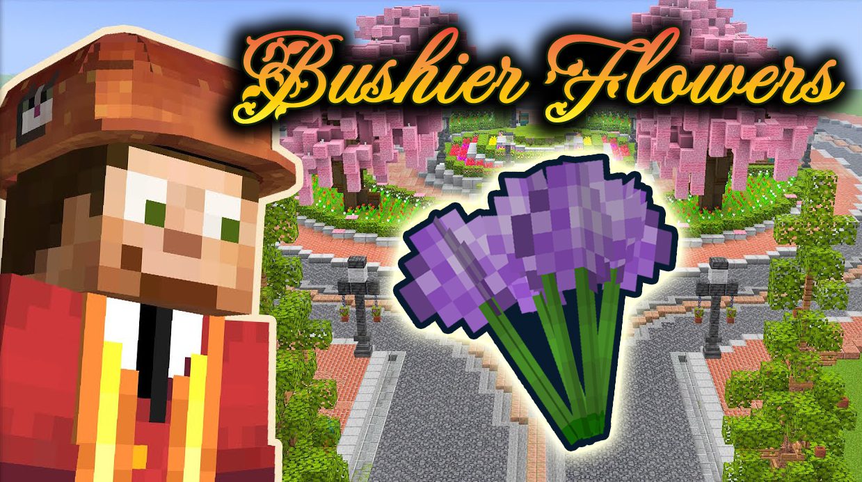 Bushier Flowers Mod - 1Minecraft