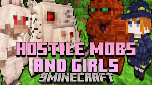 Hostile Mobs and Girls Mod (1.19.3, 1.18.2) – Be Careful With The Monster Girls Thumbnail