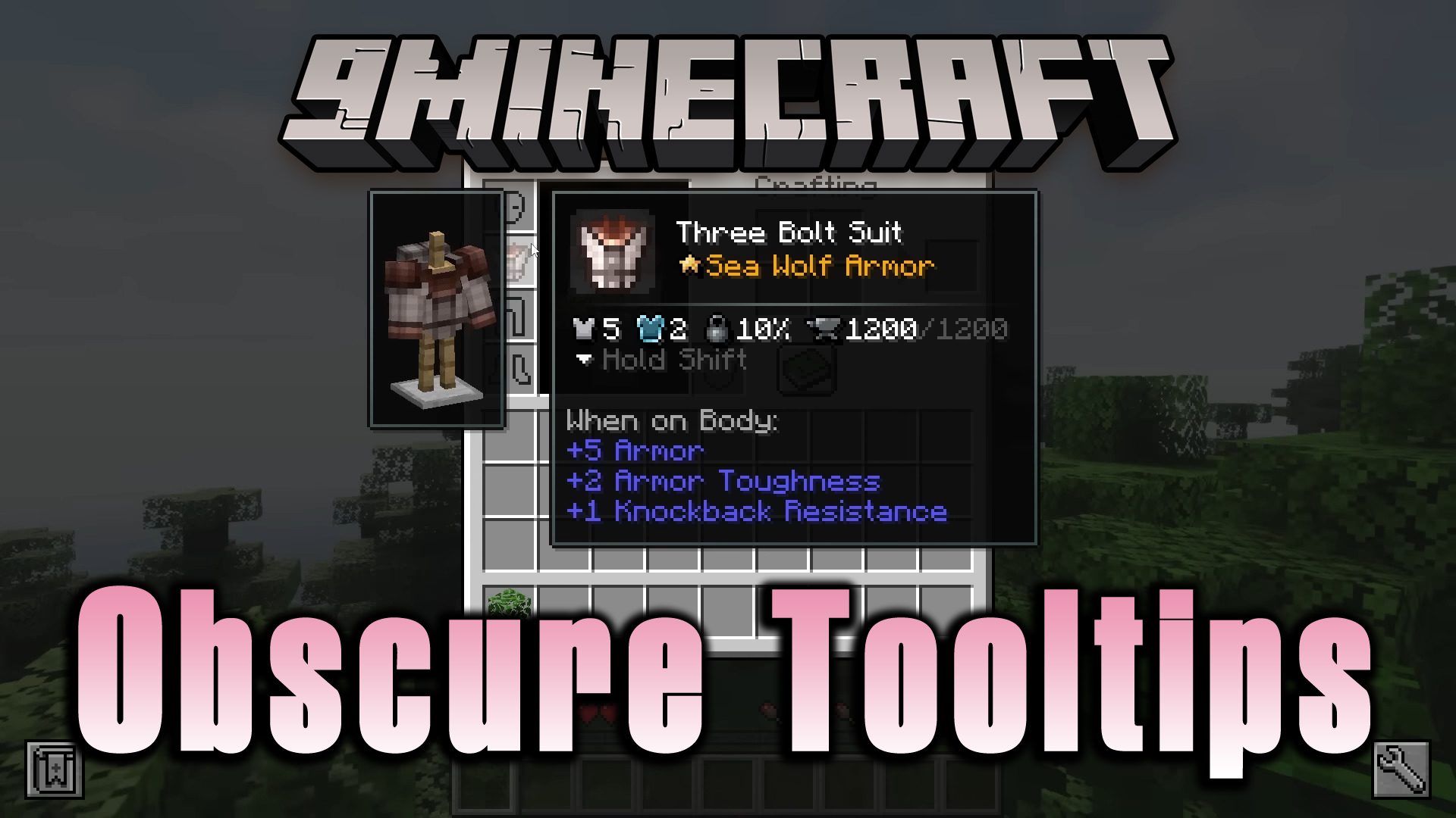 Obscure Tooltips Mod - 1Minecraft