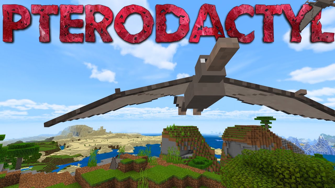Pterodactyl Velociraptor Addon Mcpe 1Minecraft