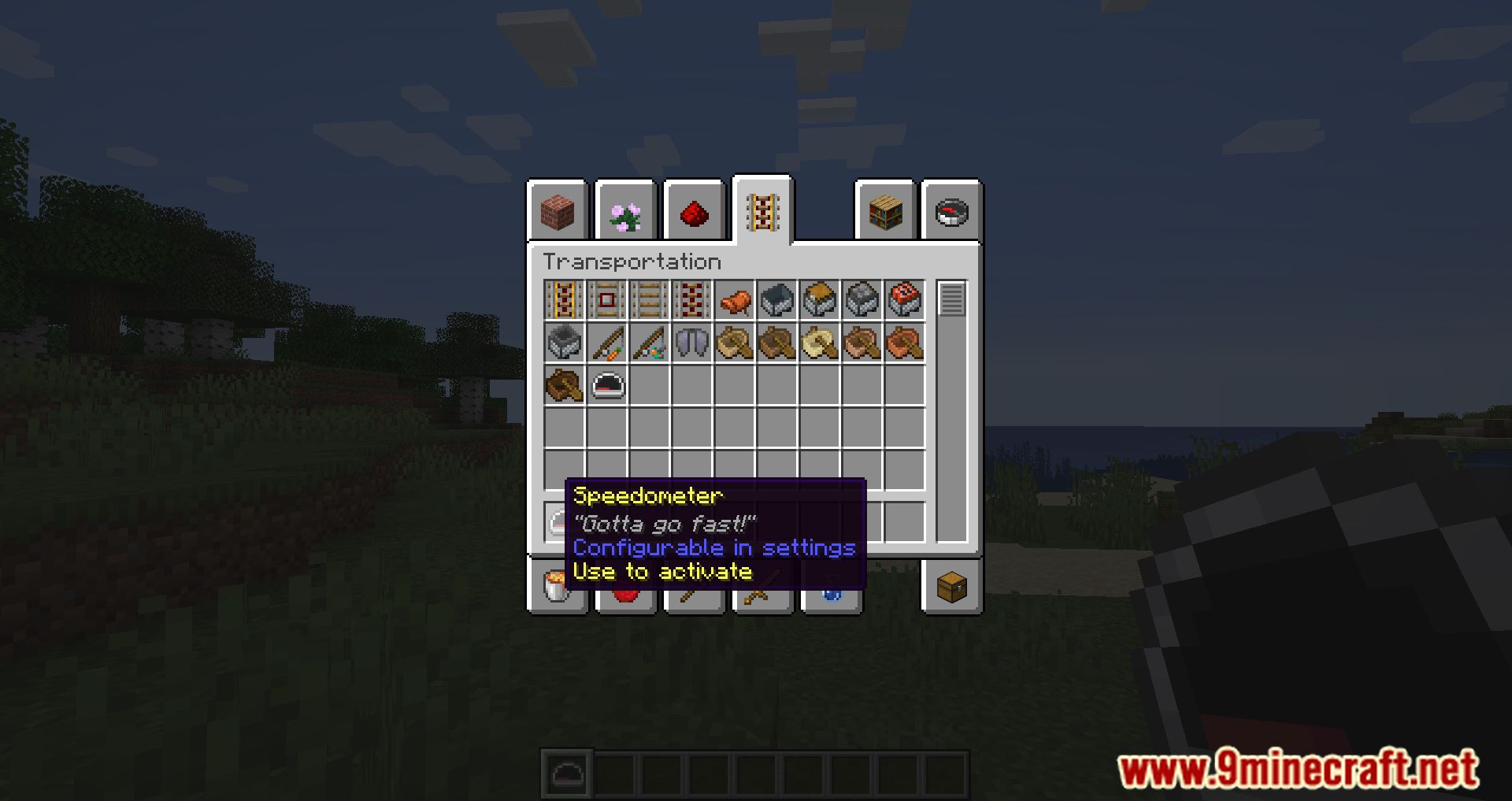 Speedometer Mod 1Minecraft