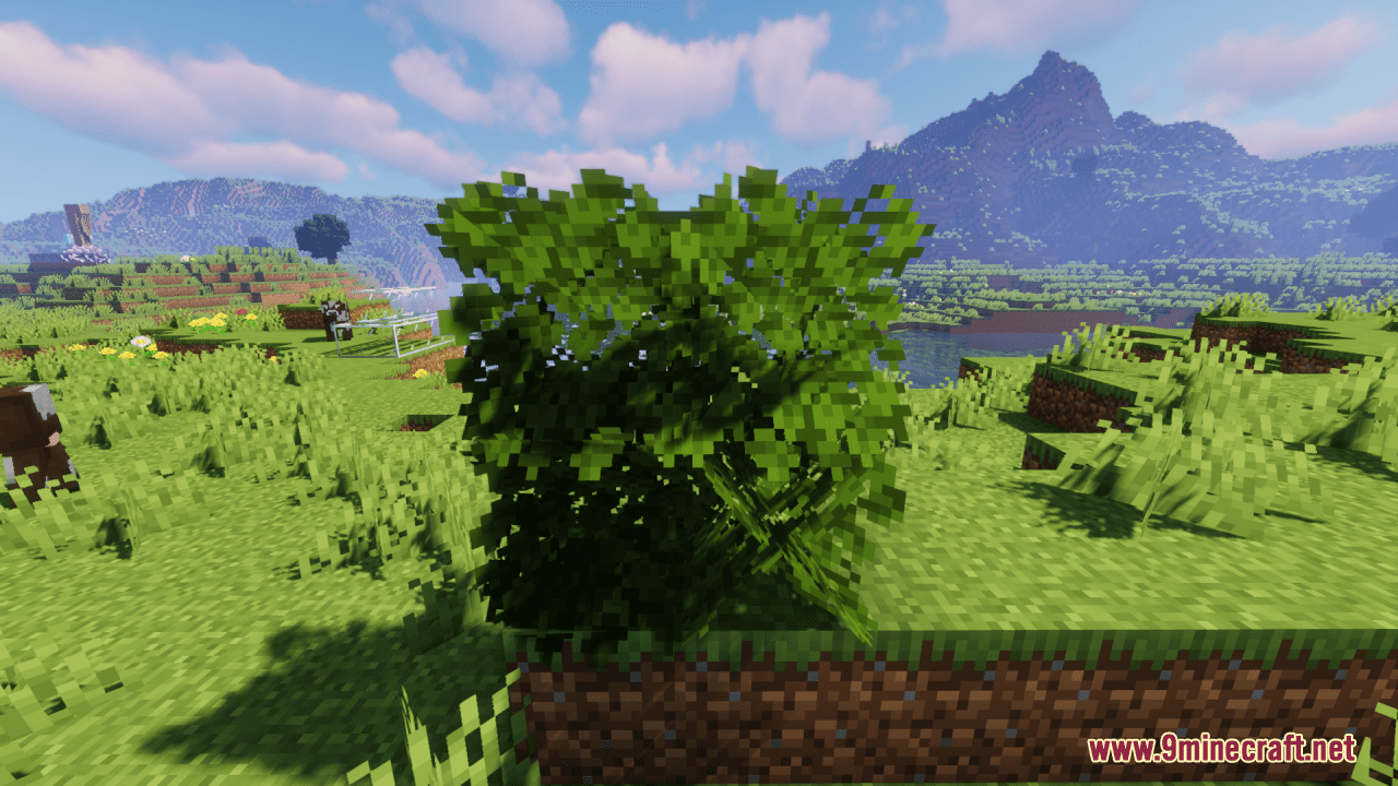 Bushy Leaves Resource Pack - 1Minecraft