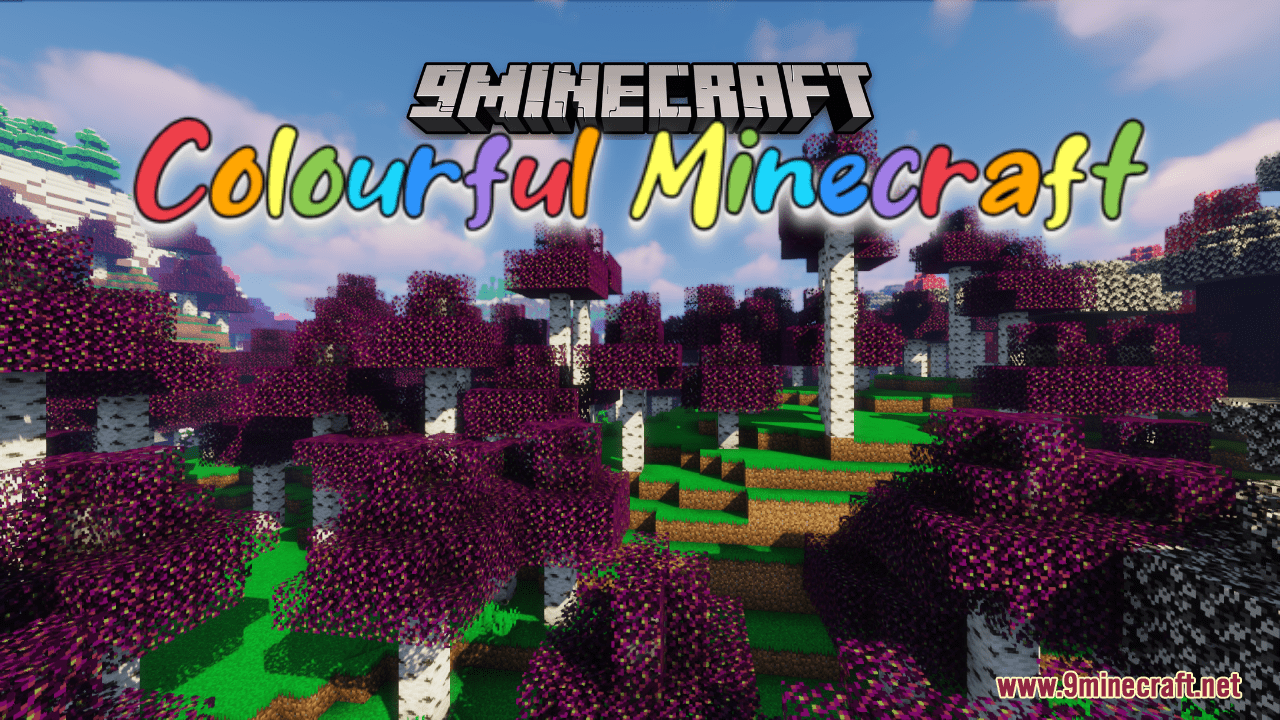 Colourful Minecraft Resource Pack - 1Minecraft