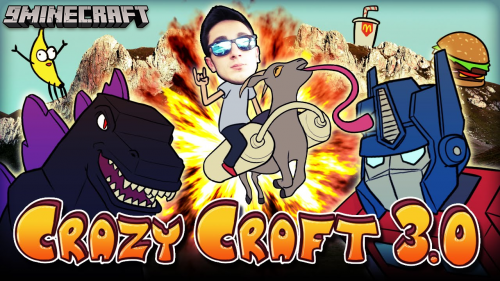 Crazy Craft 3 Modpack (1.7.10) – Crazy Adventure Modpack Thumbnail