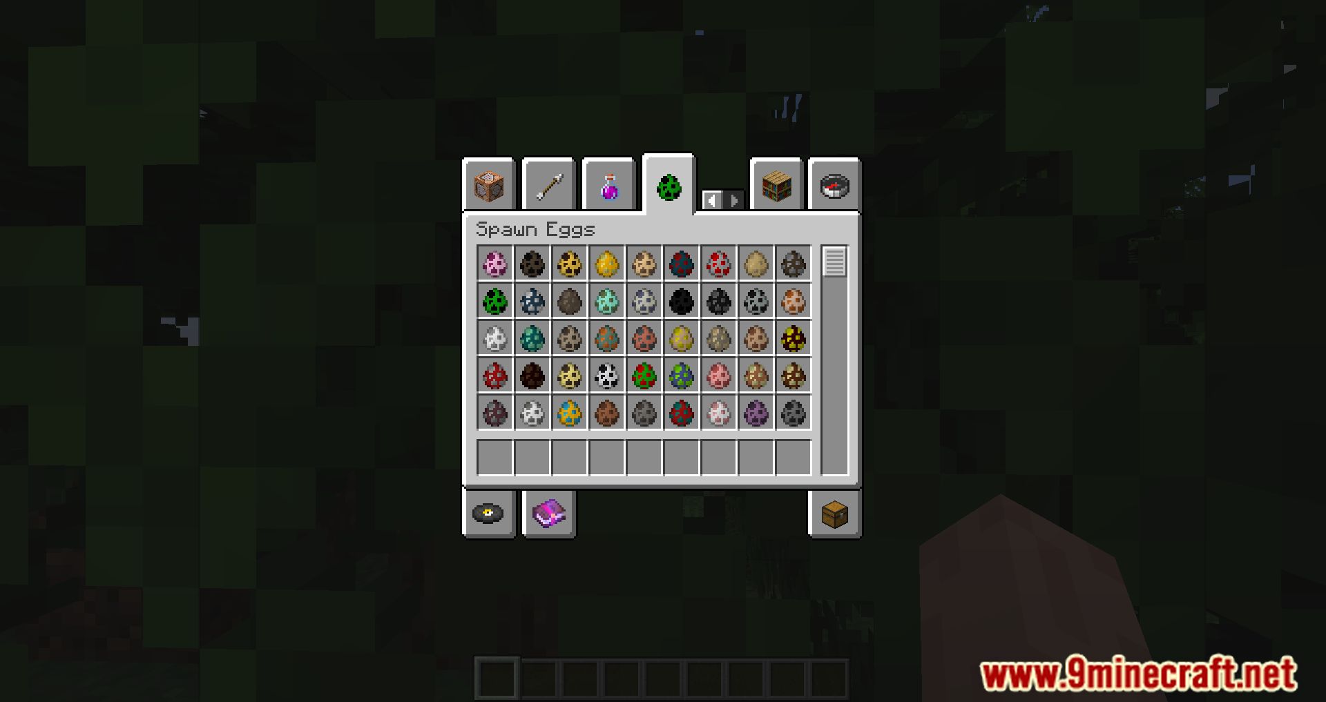 Egg Tab Mod 1Minecraft