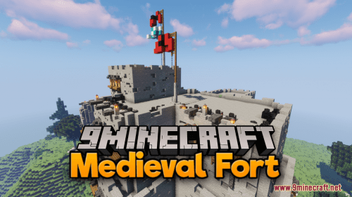 Medieval Fort Map (1.19.3, 1.18.2) – Fortified Castle For Your Kingdom Thumbnail