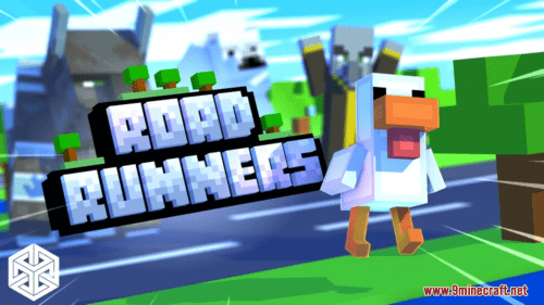 Road Runners Map (1.19.3, 1.18.2) – Crossy Road In Minecraft Thumbnail