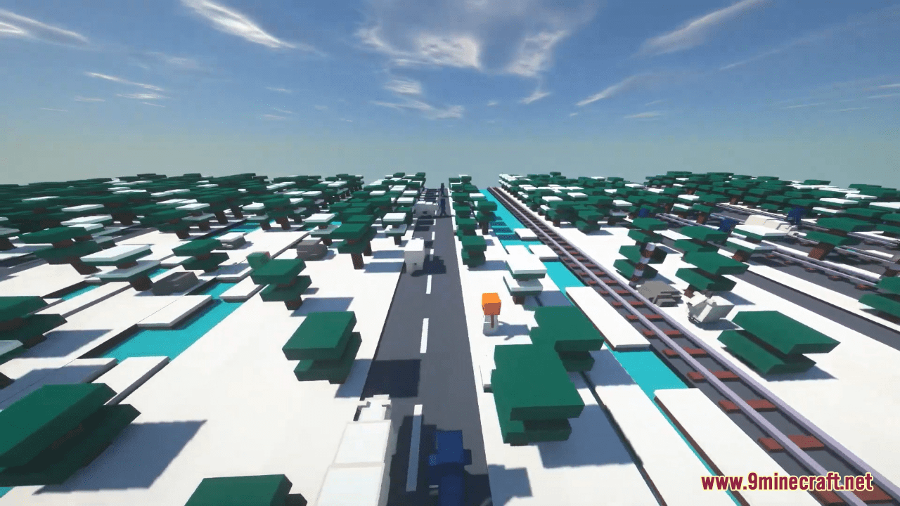 Road Runners Map 1Minecraft