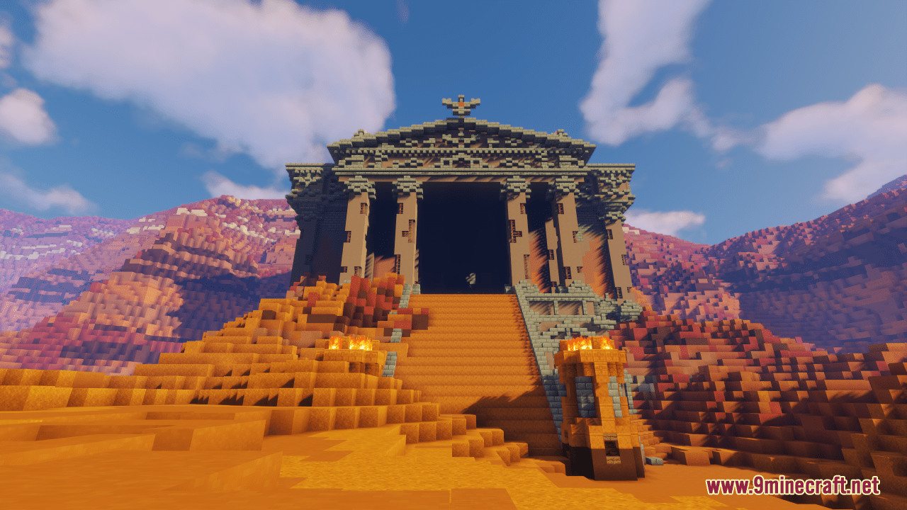 The Desert Temple Map 1Minecraft