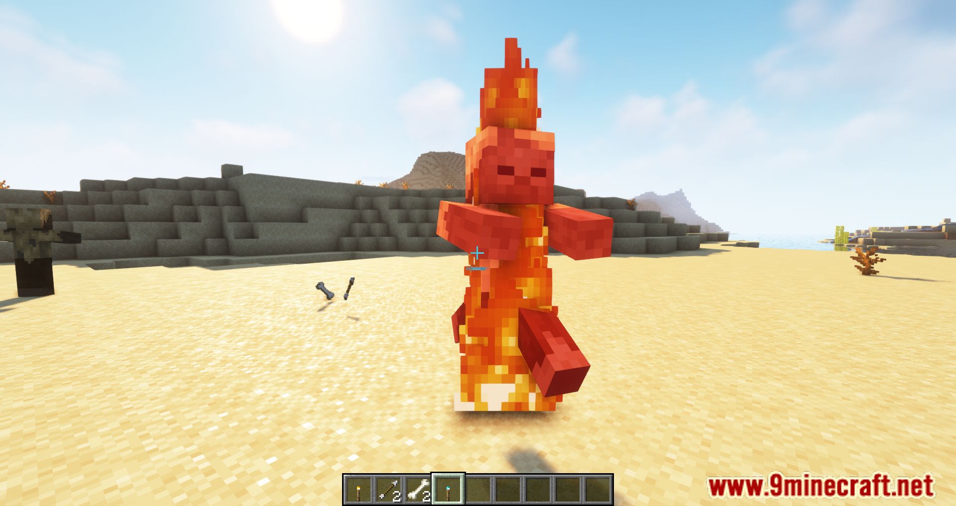 Torch Hit Mod 1Minecraft