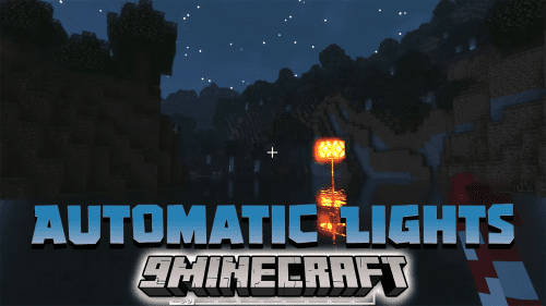 Automatic Lights Data Pack (1.19.4, 1.19.2) – Light Your Way! Thumbnail