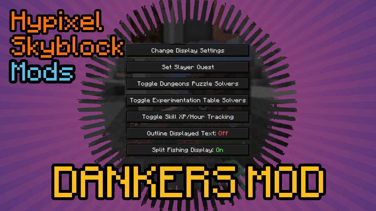 Danker's SkyBlock Mod (1.8.9) - Hypixel Skyblock Useful Features 1