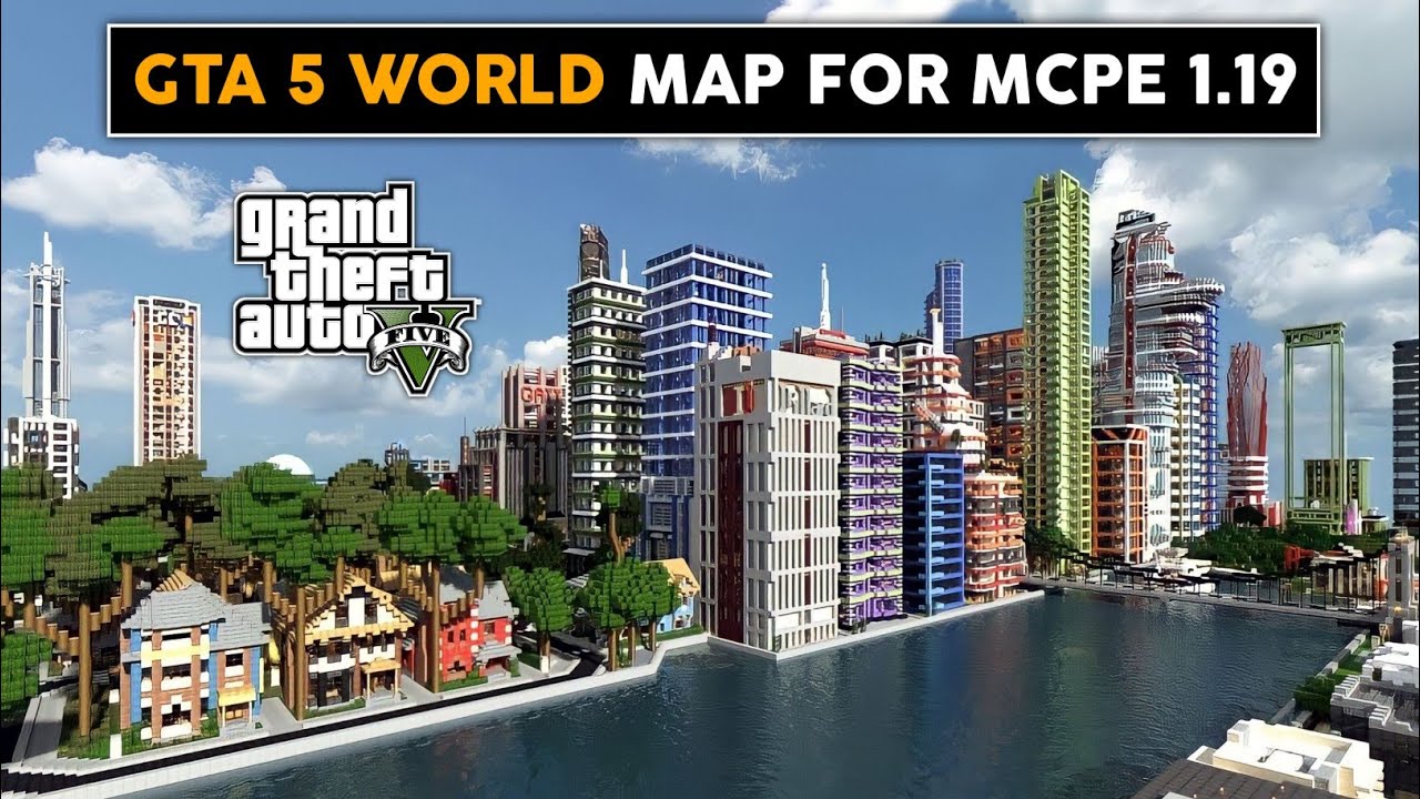 gta 5 world map for mcpe creative gamerz