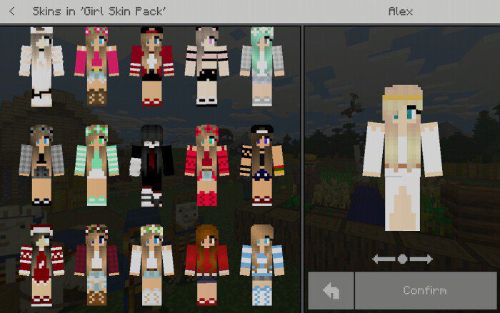 Girl Skin Pack (1.19) - MCPE/Bedrock 5