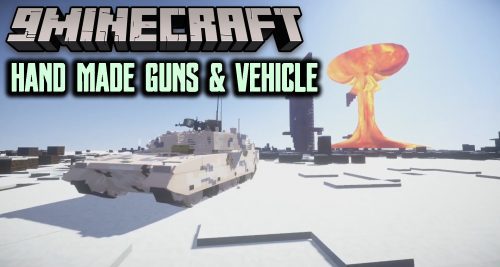 Hand Made Guns & Vehicle Mod (1.19.2, 1.12.2) – More Weapons Thumbnail