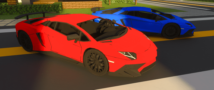 Lamborghini Aventador Sv Addon Mcpe - 1Minecraft