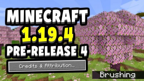 Minecraft 1.19.4 Pre-Release 4 – Credits & Attribution Added Thumbnail