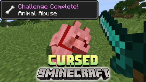 Minecraft But Advancements Are Cursed Data Pack (1.19.4, 1.19.2) Thumbnail