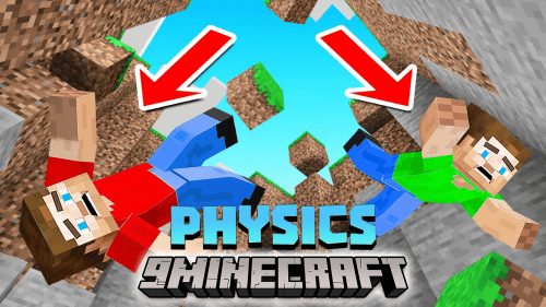 Minecraft But Blocks Have Physic Data Pack (1.19.4, 1.19.2) Thumbnail