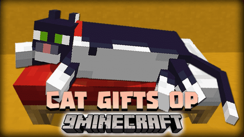 Minecraft But Cat Gives Op Enchantments Data Pack (1.19.4, 1.19.2) Thumbnail
