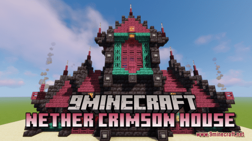 Nether Crimson House Map (1.19.4, 1.18.2) – Fresh From The Nether Thumbnail