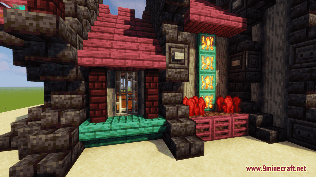 Nether Crimson House Map (1.19.4, 1.18.2) - Fresh From The Nether 5