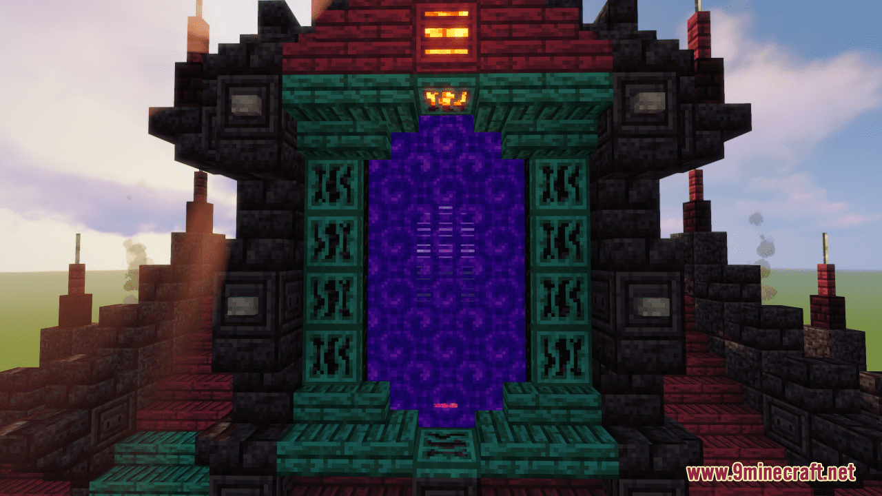 Nether Crimson House Map (1.19.4, 1.18.2) - Fresh From The Nether 6