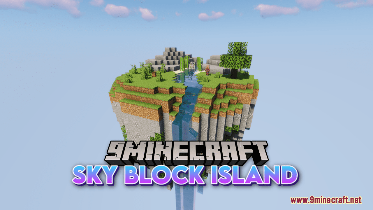 Sky Block Island Map 1Minecraft