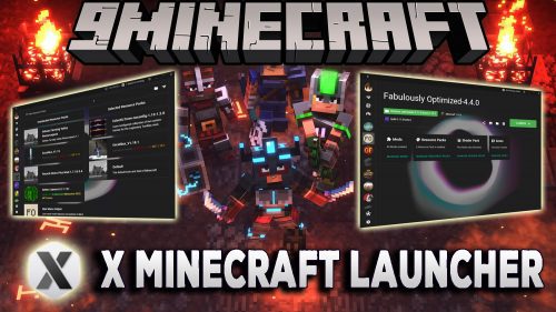 X Minecraft Launcher (1.19.4, 1.18.2) – Launcher with Modern UX, UI Thumbnail