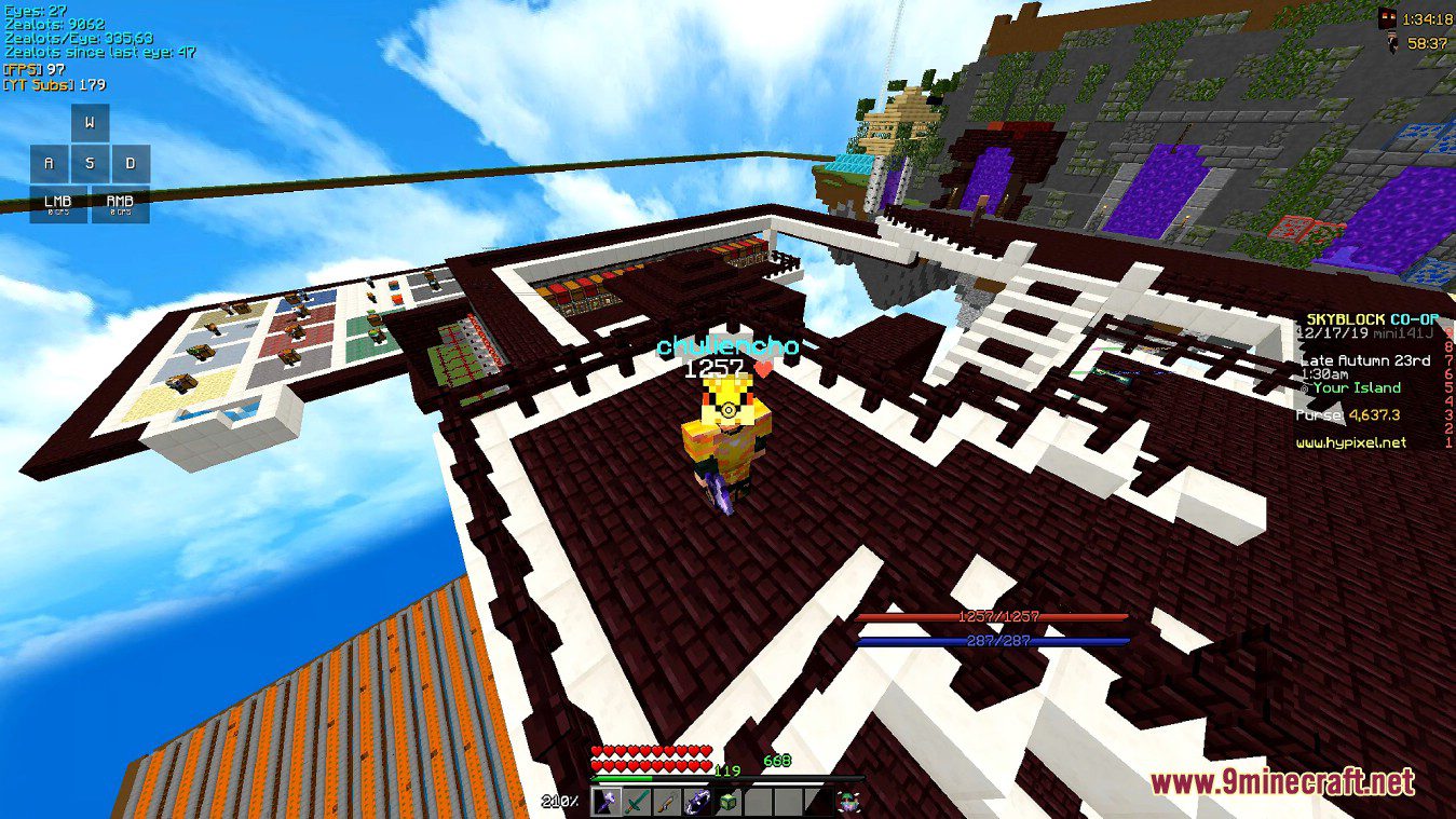 Zealot counter mod 1minecraft
