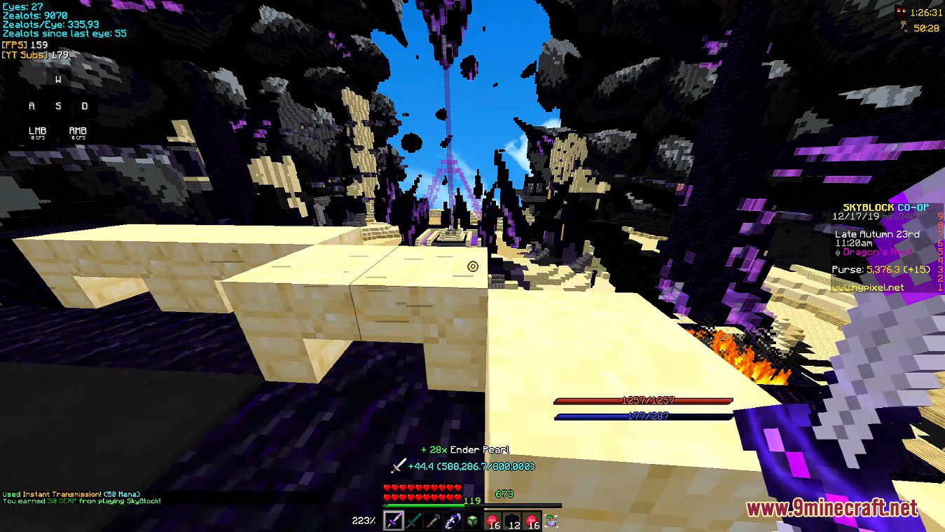 Zealot Counter Mod 1Minecraft