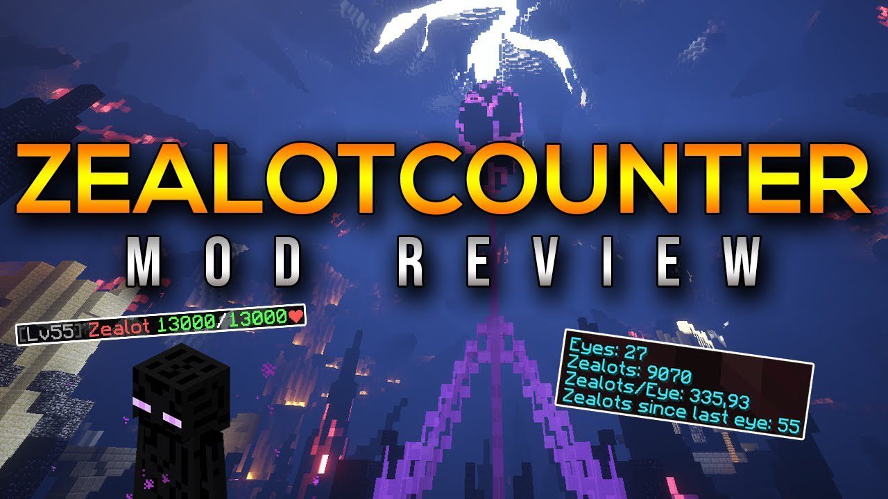 Zealot counter mod 1minecraft