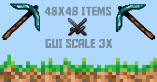 48×48 Items Texture Pack (1.19) – GUI Scale 3x Thumbnail