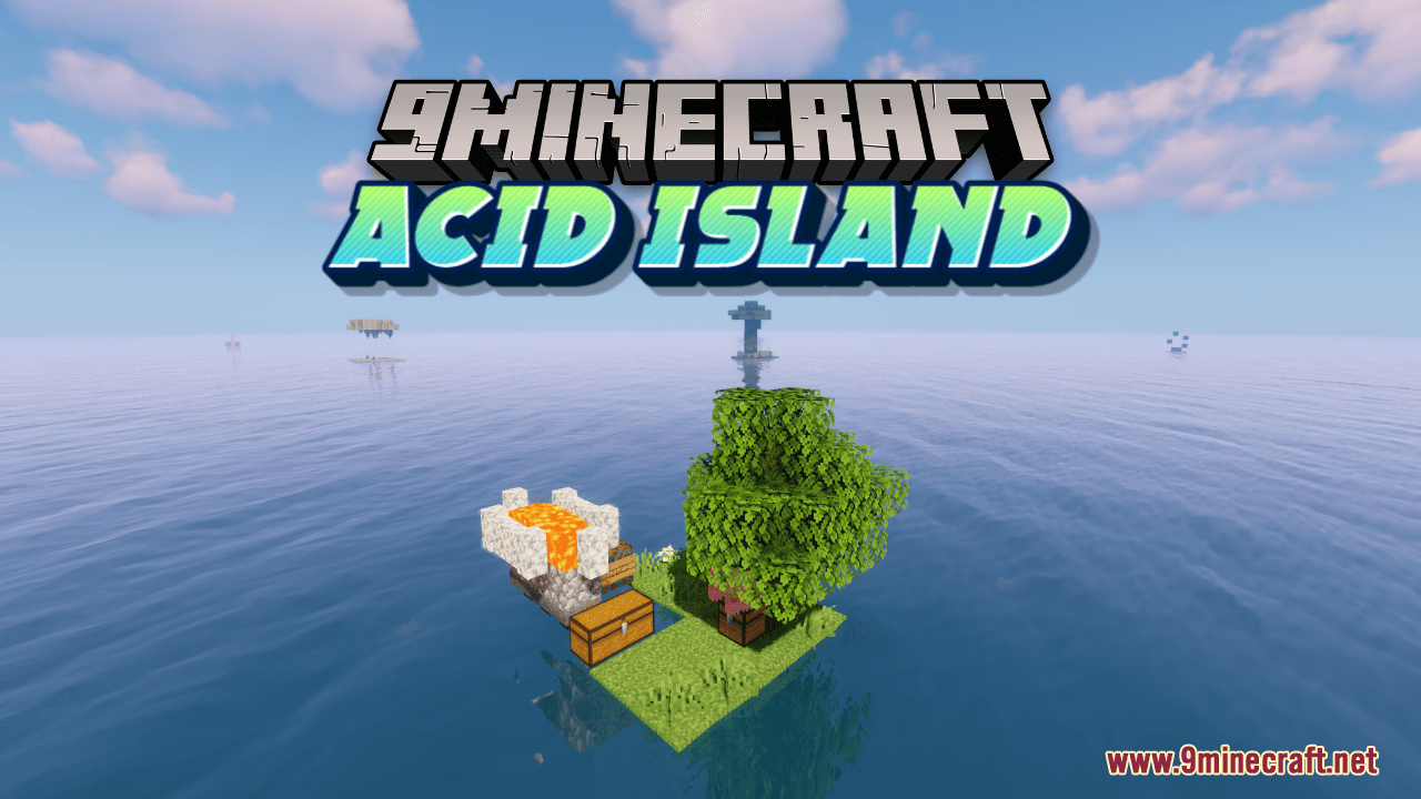Acid Island Map (1.19.4, 1.18.2) - Don't Touch the Water! 1