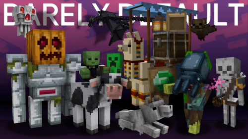 Barely Default Resource Pack (1.19.4, 1.18.2) – Texture Pack Thumbnail