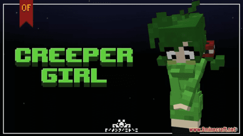 Creeper Girl Resource Pack (1.19.4, 1.18.2) – Texture Pack Thumbnail