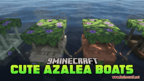 Cute Azalea Boats Resource Pack (1.19.4, 1.18.2) – Texture Pack Thumbnail