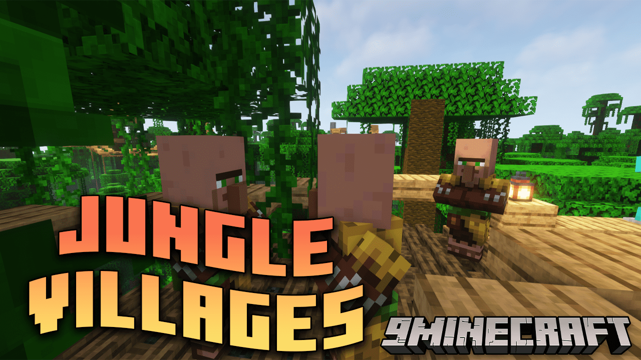 Jungle Villages Mod 1Minecraft