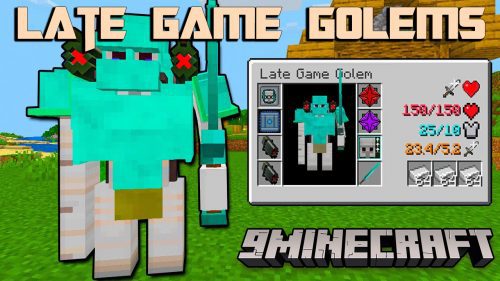 Late Game Golems Mod (1.19.4, 1.18.2) – Golem Soldier Thumbnail