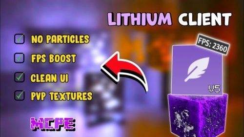 Lithium Client (1.19) – FPS Boost, No Particle, PvP Textures Thumbnail