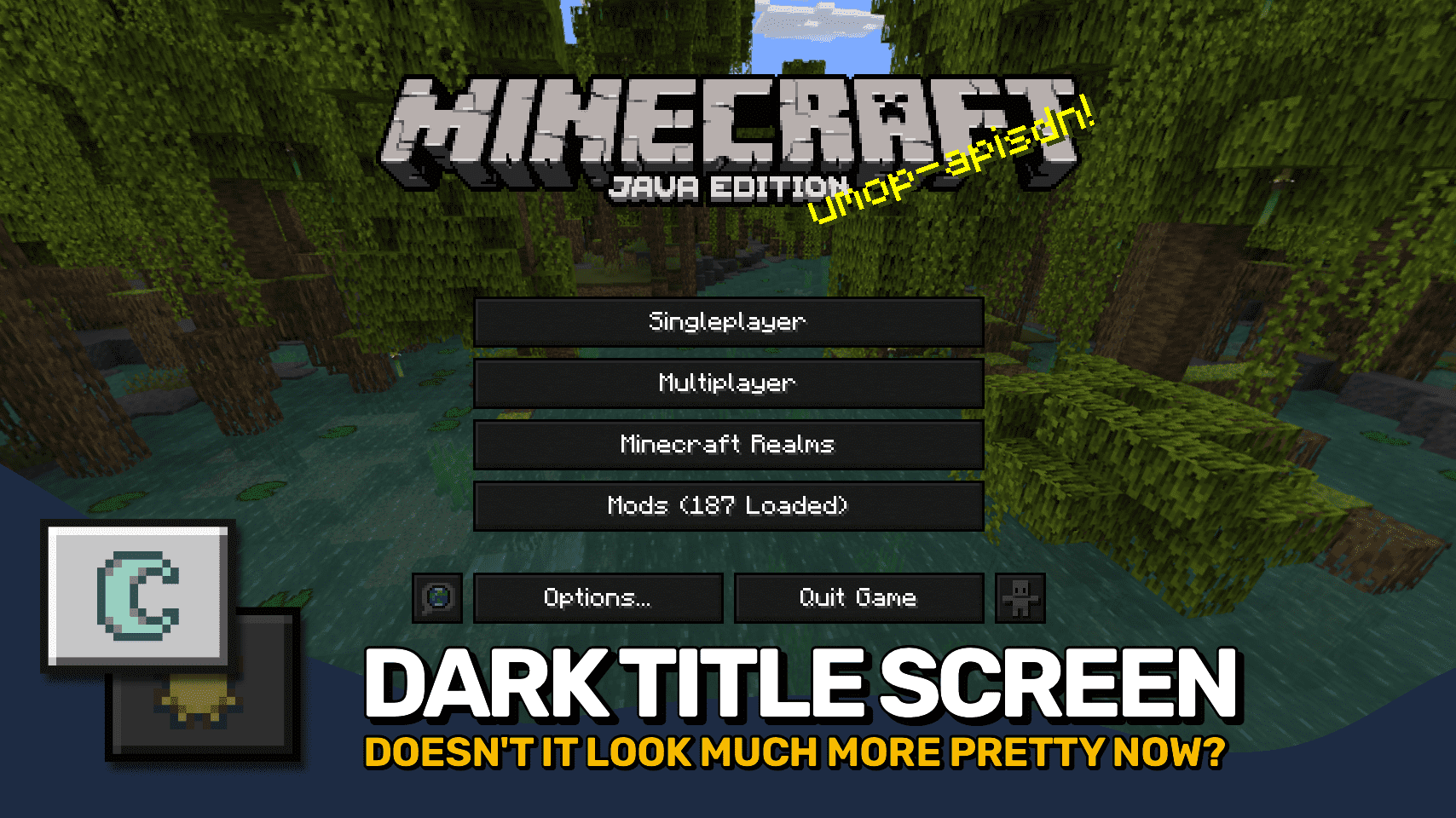 Mindful Darkness Mod (1.19.4, 1.19.2) - Turning Minecraft into Dark Mode 2