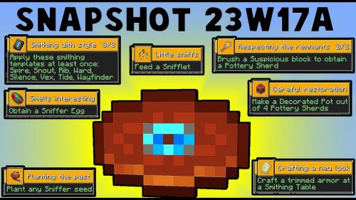 Minecraft 1.20 Snapshot 23w17a – New Music Disc, New Advancements Thumbnail