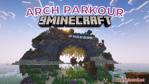 Arch Parkour Map (1.19.4, 1.18.2) – Jumping On The Arch! Thumbnail