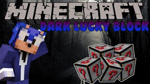 Dark Lucky Block Mod (1.8.9) – Owning a Weapon Makes You Immortal Thumbnail